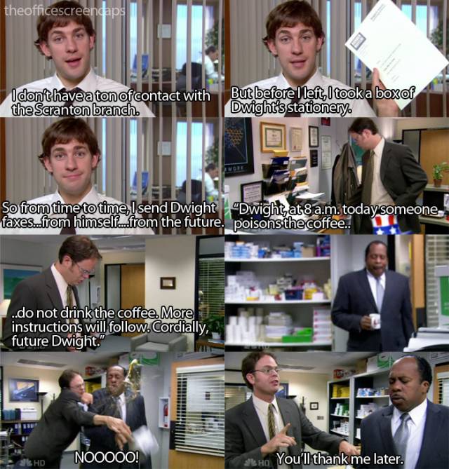 One of my favorite Jim & Dwight moments