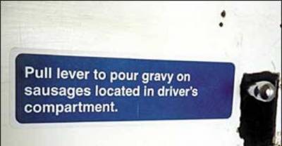 24 Weird and funny signs on the London underground by some pranksters 