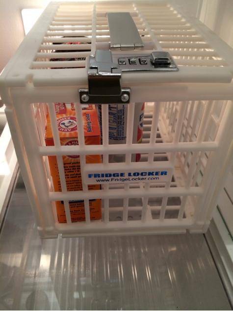 sh*t just got serious in the office.. Fridge lockers are a thing now.