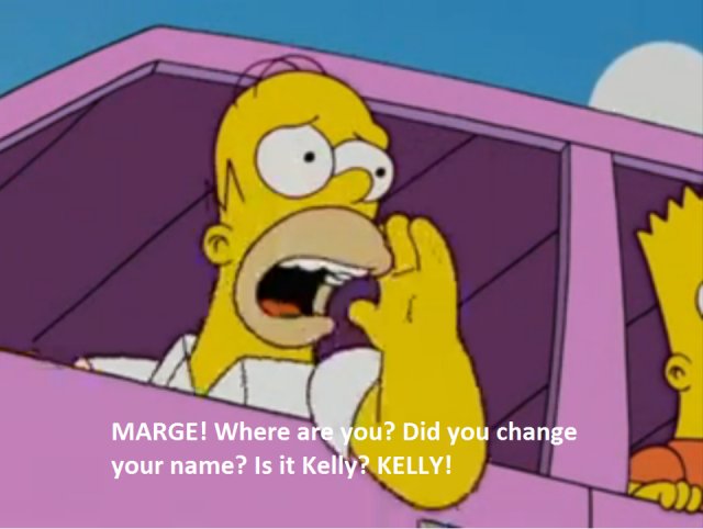 Not a Classic Simpsons moment, but yet so hilarious.