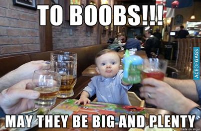 Men, raise your glasses!
