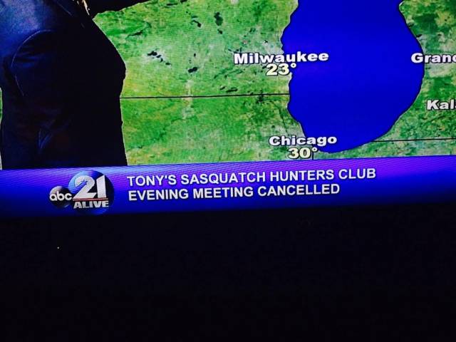 Was watching for weather related cancellations when suddenly...