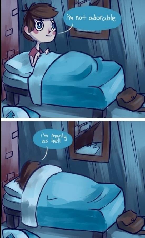 Whenever a girl calls me cute.