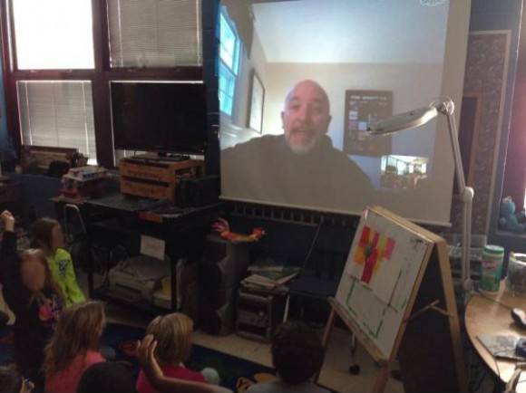 While thousands of students were stranded at school in Alabama and Georgia, this man, Roger Day, spent hours doing Skype concerts to entertain these children. He has no idea how thankful the teachers and students are for him.