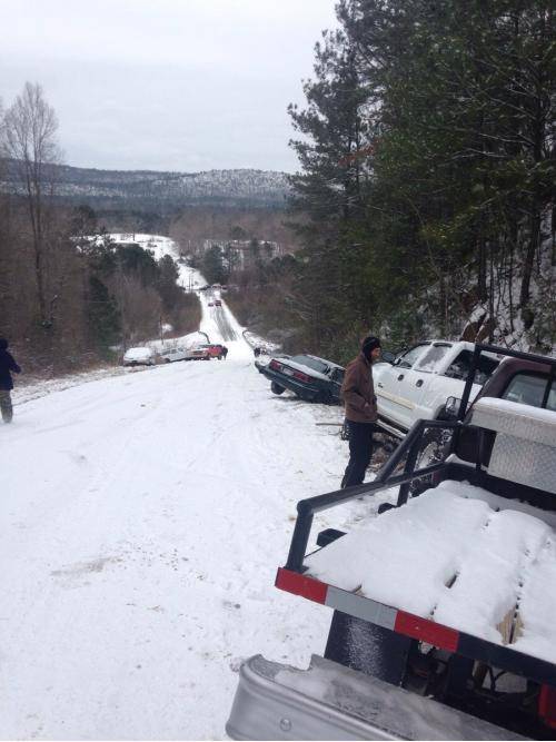 I don’t know how y’all Northmen handle the snow/ice so well, but here down in Alabama, we do a sh*tty job at it.