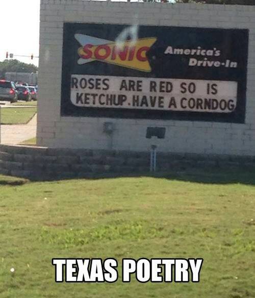 Texas poetry y'all!