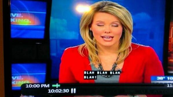 Finally a news program gets their subtitles accurate.