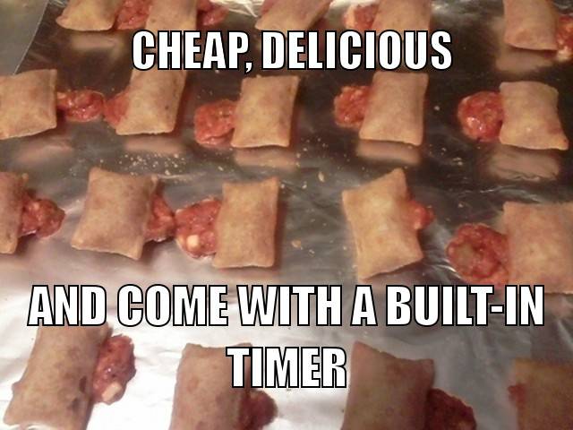 good guy pizza rolls!