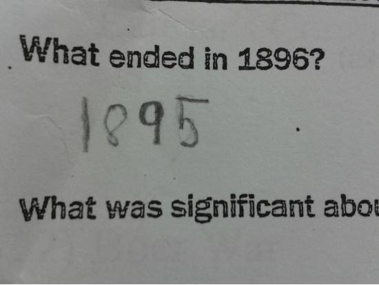 He Got A Half Point Because Hes Right....And I Like The Creativity
