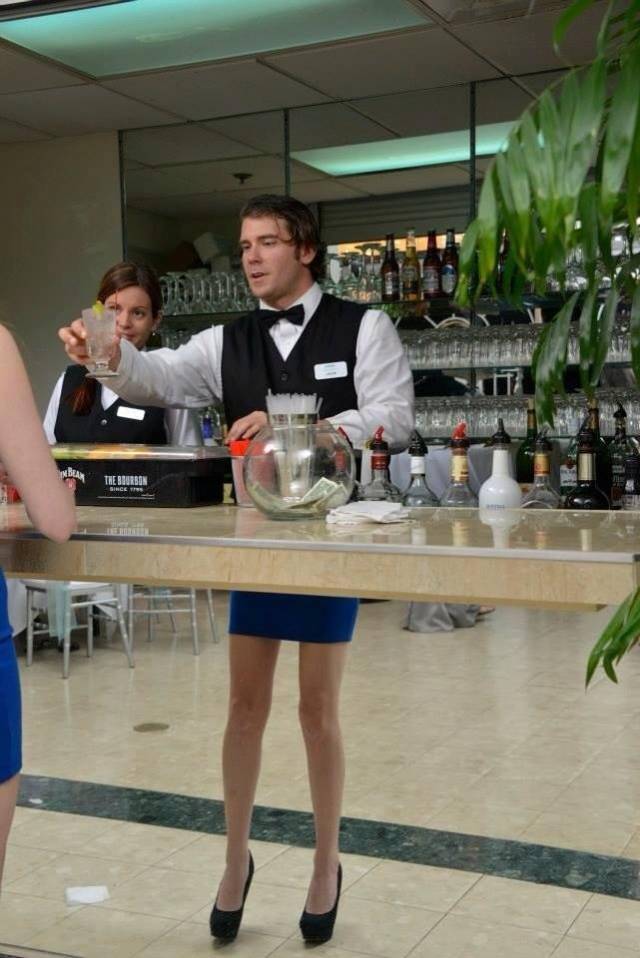 Hey bartender, I have that same skirt...
