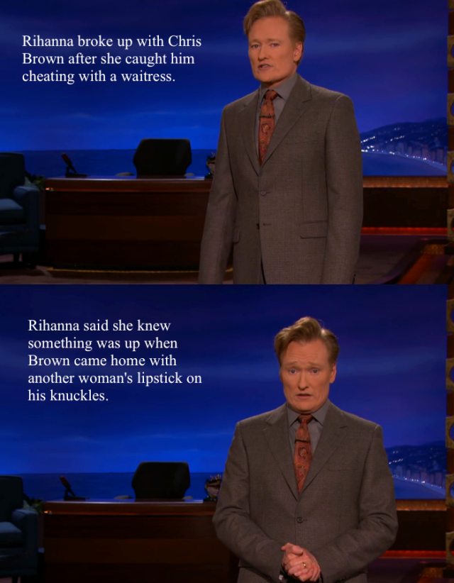 This is the darkest humor I've ever heard on Conan.