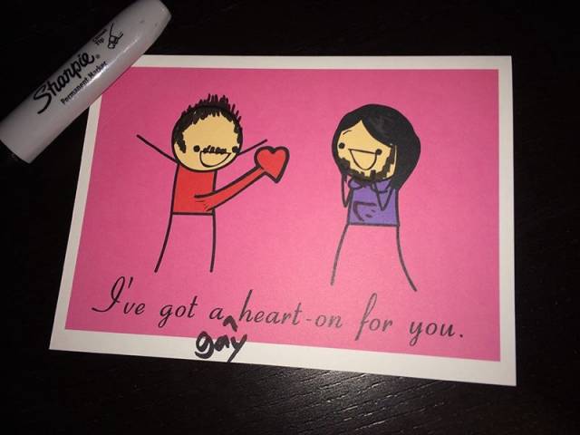 So a guy ordered a valentine card from the c&h store and quickly after sent an email saying 