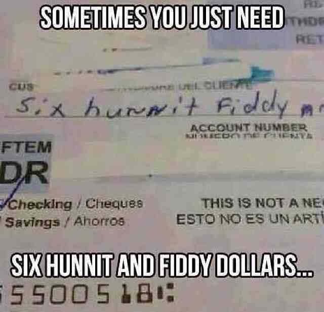Here's your payment!