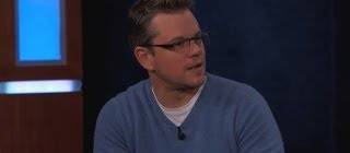 Matt Damon finally gets on Jimmy Kimmel Live!