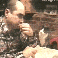 The guy is deaf, and he taught his cat the sign for “food.” So the cat’s not just saying “put that in my mouth,” it’s actually signingï»¿.