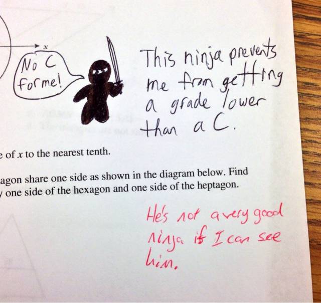My teacher is one sly mother f*cker.