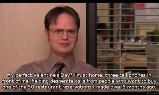 Dwight’s perfect Valentines day
