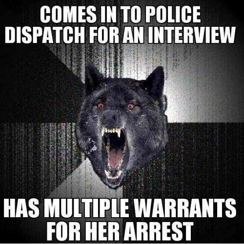 She came to observe a shift prior to her interview and jokingly asked us to look her up.