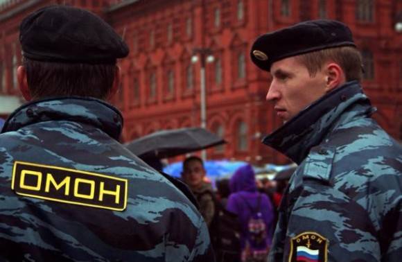 Russian police. Oh, the irony.