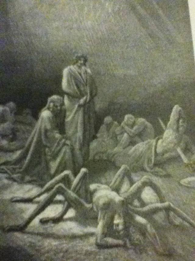 Reading Dante before bed, not my best idea...