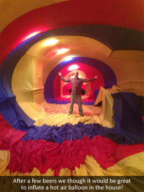 Like the best blanket fort ever