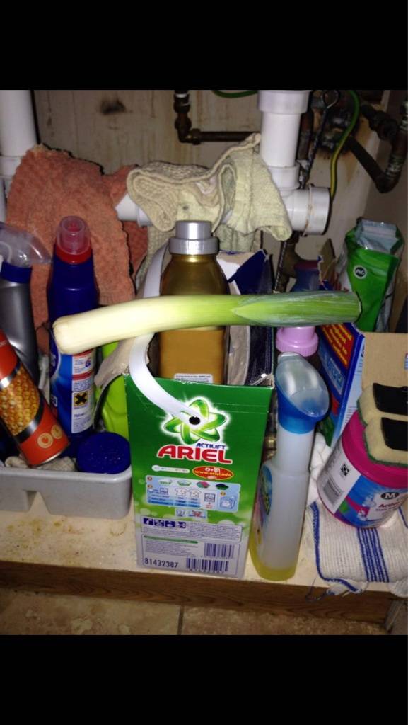 Found a leek under my sink...