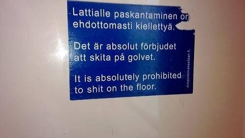 Rules are rules.