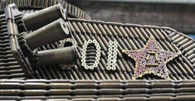 A Tank Built Entirely from Empty Ammo Shells
