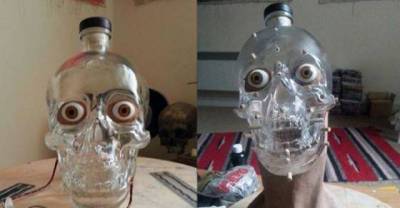 Formation Of Crystal Head Vodka Bottle , It's Amazing...