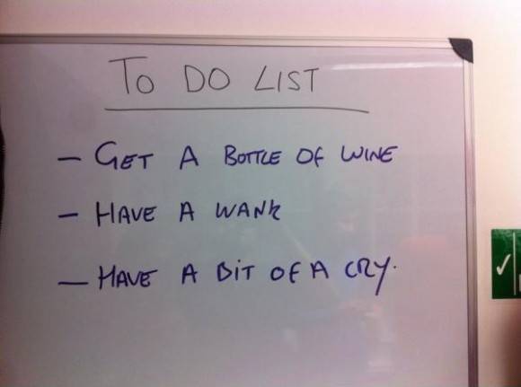 Someone in my office has a plan for the evening