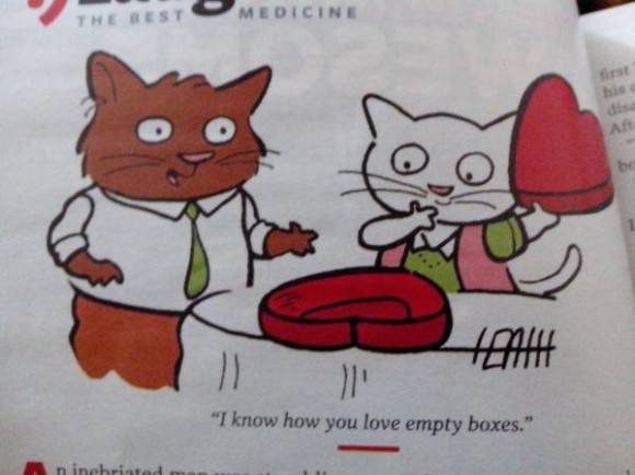 This was in this month’s reader’s digest....happy valentines day