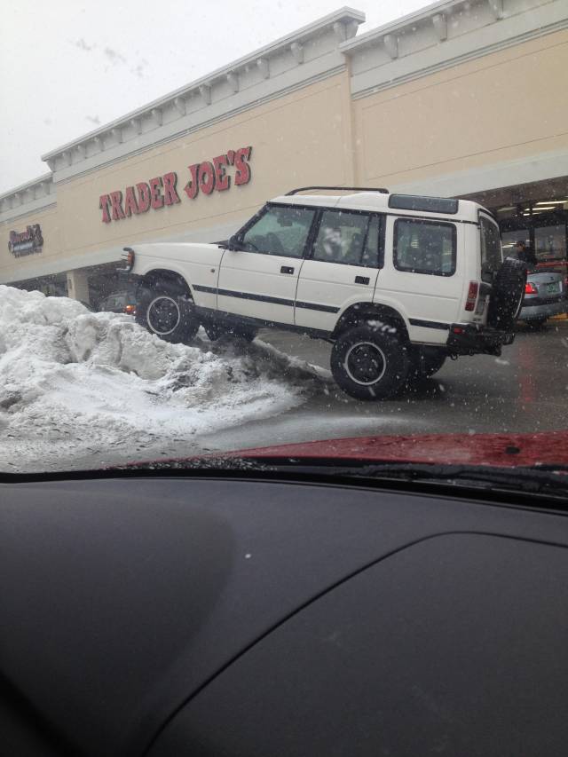 Typical New England parking.