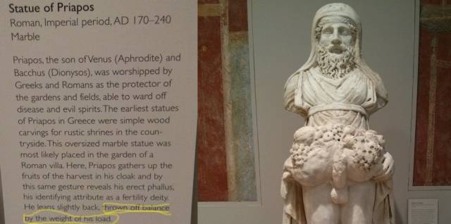 Poor word choice in the Boston Museum of Fine Arts.