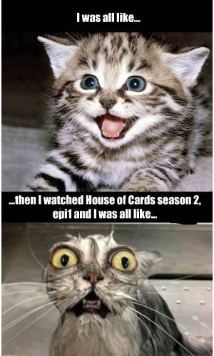 House of Cards did this to me...