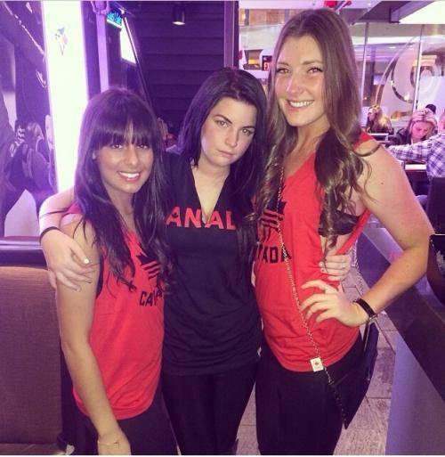 That awkward moment when your shirt is supposed to say Canada