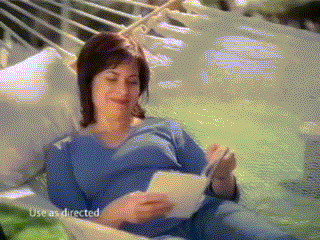 Strange ads: Mom pooped in the hammock again
