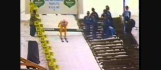 I always thought that ski jumping (and ski flying) was crazy. Turns out that 30 years ago, it was total madness.
