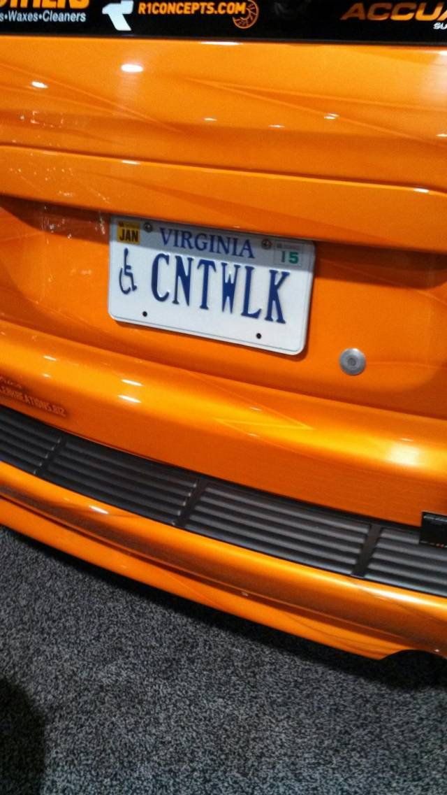 Saw this in the parking lot of the mall...