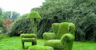 Grass sculptures that made me an eco-friendly person
