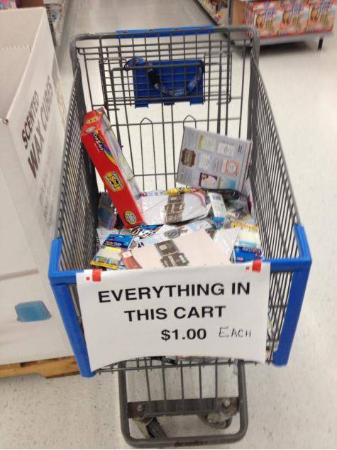 Crisis narrowly averted at local Walmart.