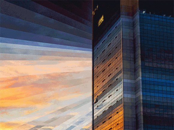 Glass Building Timelapse