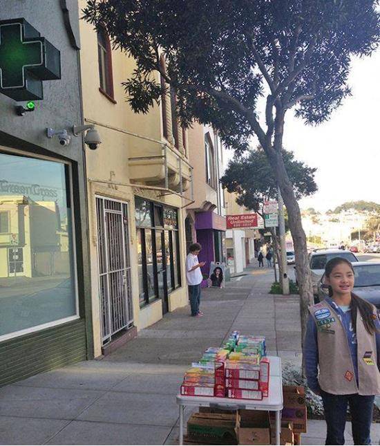 She sold 117 boxes in 2 hours.