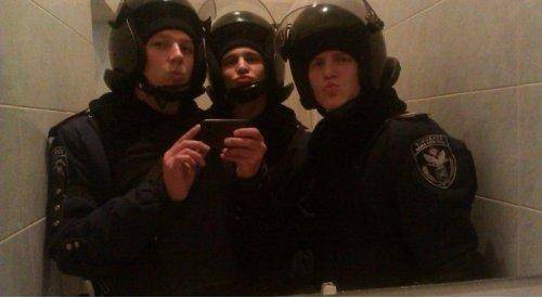 our local SWAT team taking a selfie