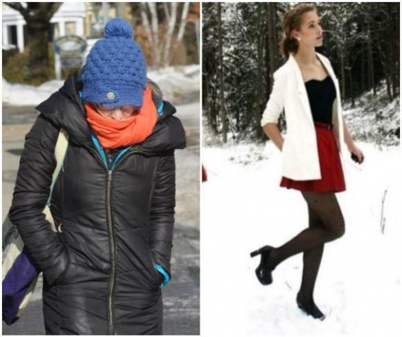 50°F in September vs. 50°F in February