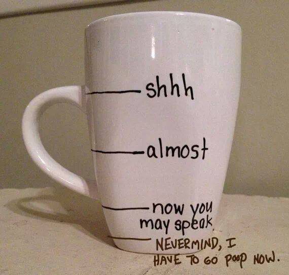 My guide for talking to me in the morning...
