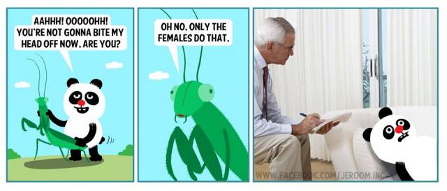 Cartoon artist Jeroom never lets me down