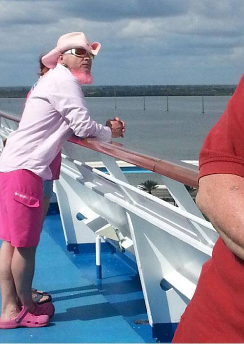 I wonder if he’s ever gotten super high and tried to eat his cotton candy beard.