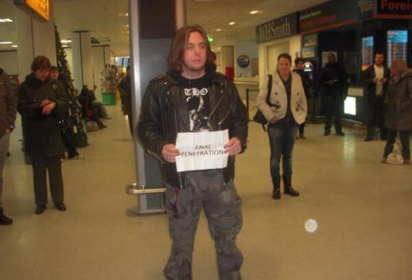 The challenges of picking up a metalband from the airport.