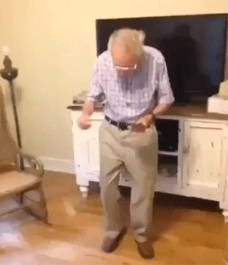 He usually just makes it rain in his pants.