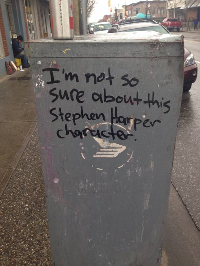 Canadian graffiti at its finest.